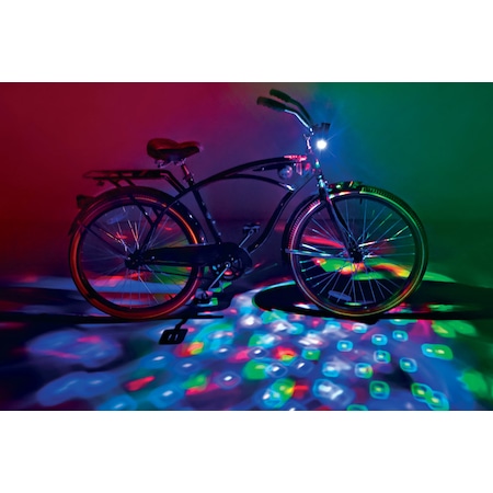 Brightz Ltd Brightz Cruzin Brightz LED Disco LED Bicycle Light Accessory ABS Plastics 1 pk L5885